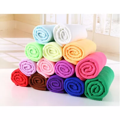  Water Absorbing Microfiber Towels Washcloth Multi-purpose Cleaning Cloth For • $7.52
