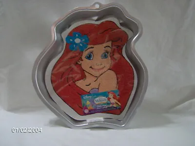 Wilton Disney Princess Little Mermaid Face Shape Cake Pan 2105-4355 Ariel Girl  • $14.75
