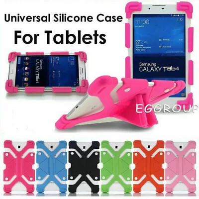 For 7  8  9  10.1  Tablet Stand Shockproof Universal Silicone Case Back Cover US • $11.99