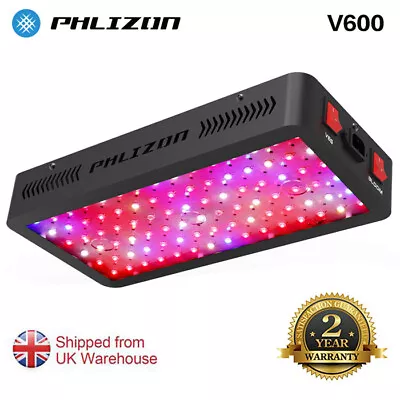 £59.49 • Buy 600W LED Grow Light Full Spectrum For Indoor Plants Greenhouse Tent 2x2ft Flower