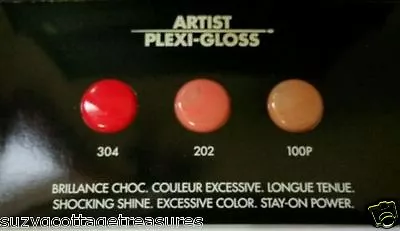 Make Up For Ever Artist Plexi GLoss Lip Lacquer SAMPLE CARD- 3  Try Me  Shades • $1.88