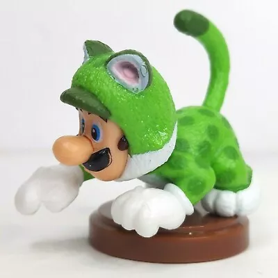 Super Mario 3D World Fury 2  Giga Cat Luigi Choco Egg Mini Figure Gashapon • $12