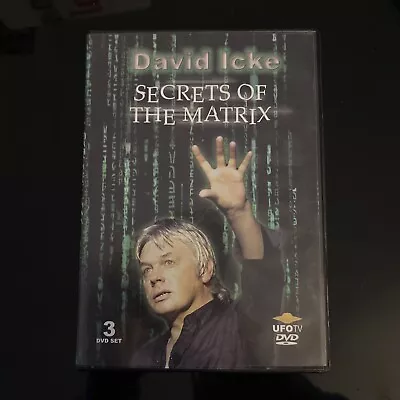 David Icke Secrets Of The Matrix (DVD) 3 DVD SET UFO TV Documentary. VERY GOOD • $49.99