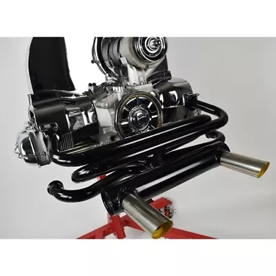 IAP 2 Tip Gt Exhaust For Type 1 VW Engines Raw Steel Dunebuggy & VW • $156.99