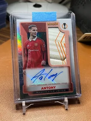 Antony 2022-23 Merlin Chrome UCC #MBS-AN 2 Color Match Ball Auto • $50