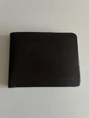Saddler Chocolate Nappa Leather Bi Fold Wallet • £8.99