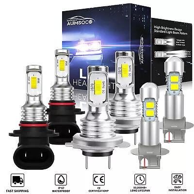 For 2006 2007 Subaru Impreza 6pc 6000K LED Headlight + Fog Light Bulbs Combo Kit • $35.99