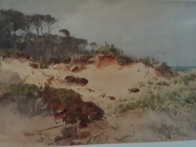 £4.50 • Buy Antique Print 1909 Sand Pit Near Bournemouth Hampshire From Painting Art