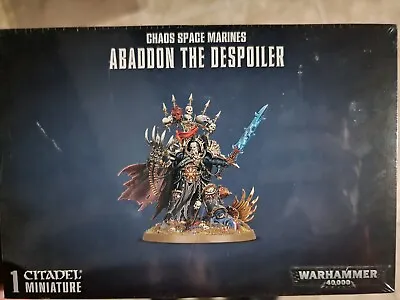 Abaddon The Despoiler Chaos Space Marines Black Legion Warhammer 40K NIB • $50