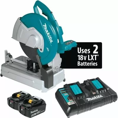 Makita XWL01PT 18V X2 LXT 36V Brushless Cordless 14-In Cut_Off Saw Kit 5.0ah • $399.99