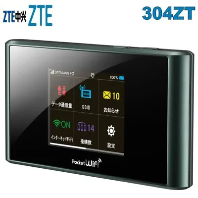 ZTE 303ZT 4G LTE Pocket WiFi SoftBank Portable WIFI Built-in Battery Of 2700mAh • $71.86