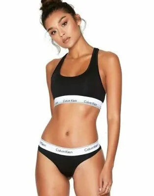 Calvin Klein Women Underwear Ck Bralette Bra&Brief/Thong/Legging -Sets • £15.99