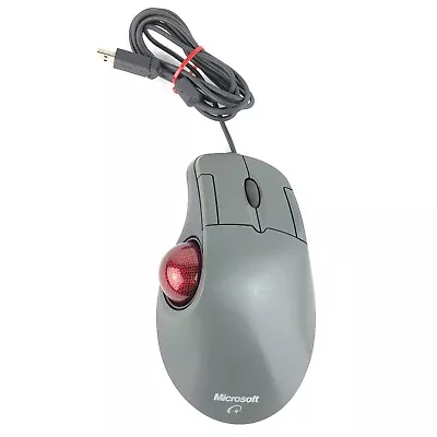 Microsoft Trackball Optical 1.0 PS2 USB X05-87475 Mouse Cleaned Tested & Working • $40