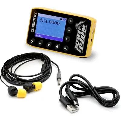 Rugged Radios Nitro Bee Xtreme UHF Race Receiver Rechargable Circle Track IMCA • $102.95