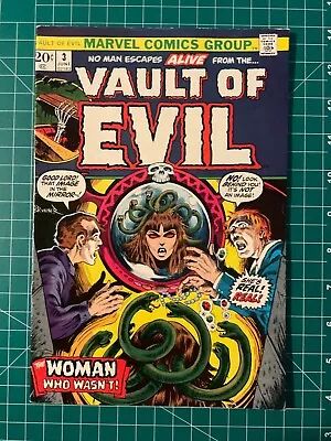 Vault Of Evil 3 Marvel Bronze Age Horror Comics • $12