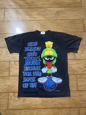 Looney Tunes Marvin The Martian Modern Boot AOP Tee Size XL. • $55