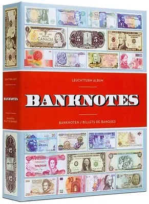 Banknotes Album Currency Collection Lighthouse Vario Paper Money Binder USA FREE • $52.10