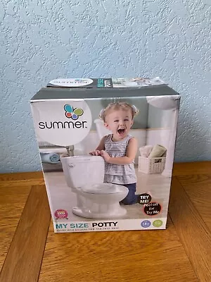 Summer My Size Potty White Realistic Potty Training. @50% Sale • £29.85