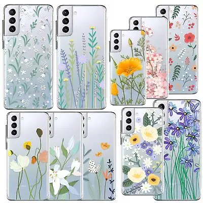 Blooming Floral For Samsung Galaxy S24 S21 FE S22 S23 Ultra Case Phone Gel Cover • £5.06