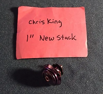 NOS Chris King 1  New Stack  Pewter  NoThreadSet Conversion Kit Headset Mtn Bike • $49.88