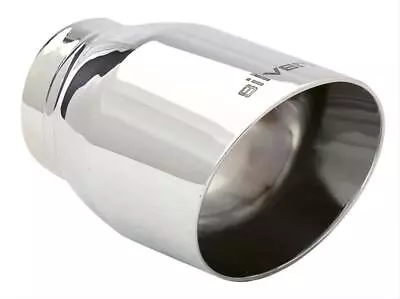 Silverline Exhaust Tip 2 1/2  Inlet Weld-On 3 1/2  Outlet Chrome TK7865C • $30.99