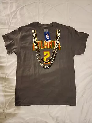 New! Atlanta Hawks X 2 Chainz Charcoal T-shirt Size Large • $38