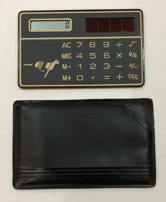 £4.95 • Buy Solar Solaire Vintage Ultra-Thin Solar Calculator. Credit Card/Wallet Size.