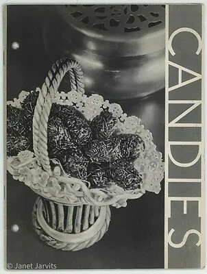 Vintage Recipe Book Pet Milk Candy CANDIES Chocolate Bon Bon Fudge Cream Caramel • $17.99