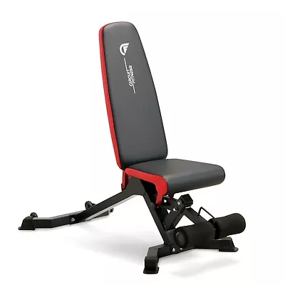 MARCY 563 Adjustable Utility Bench Flat Incline & Decline For Weight Training • £149