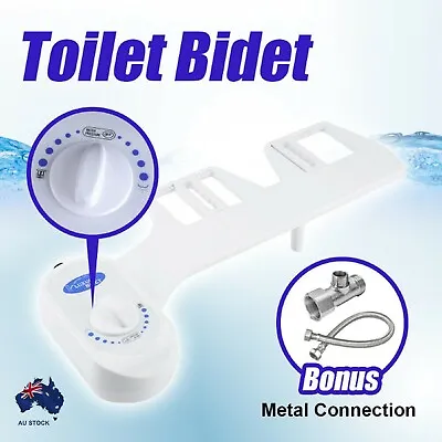 New Toilet Bidet Seat Sprayer Nozzles Attachment Hydraulic Water Wash Clean Kit • $37.99