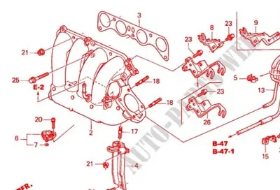 171100raaa00 Honda Intake Manifold For Petrol Accord Mk7 K20A6 Element • $109.75