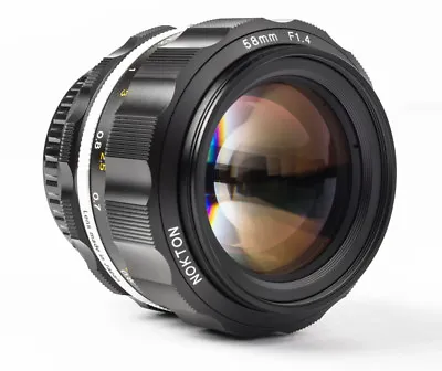 Voigtlander USA WARRANTY 58mm F1.4 SL II S NOKTON Nikon F AIS BLACK  • $549