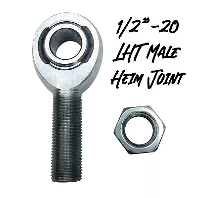 Heim Joint 1/2 X 1/2 Male LHT Chromoly PTFE Custom Fabrication Spherical Rod End • $10.99