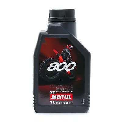 Motul 800 2T Off Road Mixture Oil 100% Synthetic 2-stroke Moto Cross Enduro Mini • $21.43