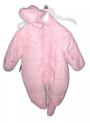 Bebe D Amour Baby Winter Outfit 12 Months New Pink Polyester • $27