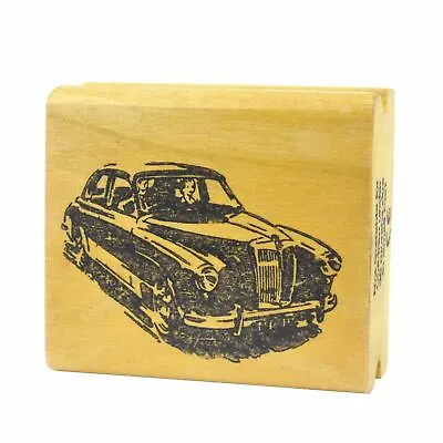 MG Magnatte Car Stamp Wooden / Rubber ZL079 • £5.50