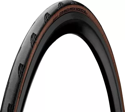 Continental Grand Prix 5000 S TR Tubeless Ready Road Bike Tire Tan 700 X 32 • $142.68