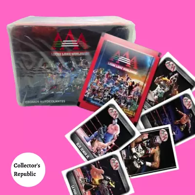 50 Panini AAA Worldwide Wrestling Lucha Libre Sticker Packs ( 250 Stickers ) • $29.99