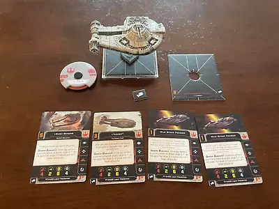 Star Wars- X-Wing Miniatures- YT-2400- Outrider-1.0 Model- 2.0 Pilot Cards- Used • $23