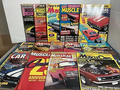 Lot Of 14 Vintage Muscle Cars Magazines 1980s 1990s 2000s Mopar Mustang 5.0 Car • $29.99