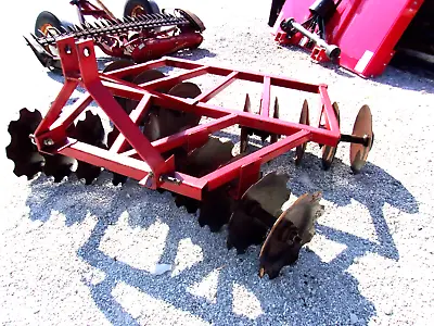 Used Wallace 6ft.  3 Pt. Lift Disc Harrow  (FREE 1000 MILE SHIPPING FROM KY) • $1695