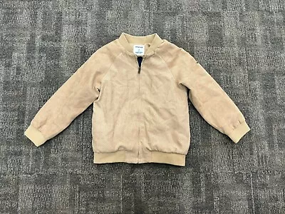 Mayoral Boys Size 5 Tan Zip Up Jacket • $35