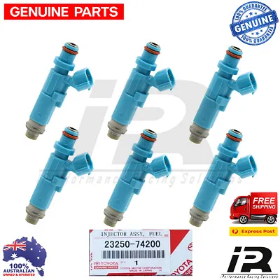 6 Genuine Injectors Fits Denso Toyota 540cc 1JZ JZX100 JZX110 1JZGTE 23250-74200 • $299