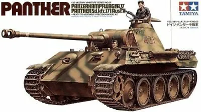 TAMIYA 35065 German Panther Med. Tank 1:35 Military Model Kit • £15.95