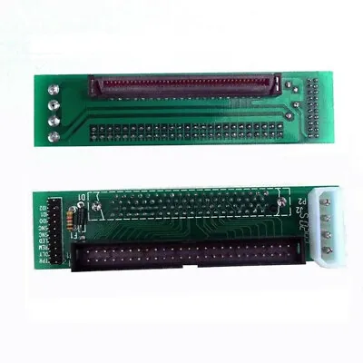 SCSI SCA 80-Pin To IDC 50-Pin Male Adapter SCSI 80-50 Card • $14.50