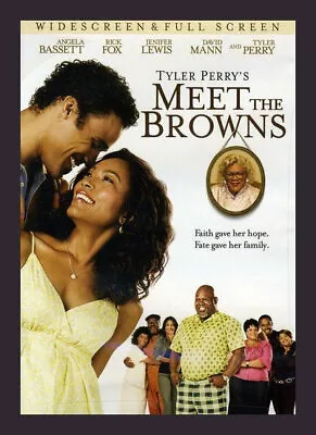 Meet The Browns DVD Tyler Perry's THE COMEDY MOVIE Tamela J. Mann Angela Bassett • $6.99