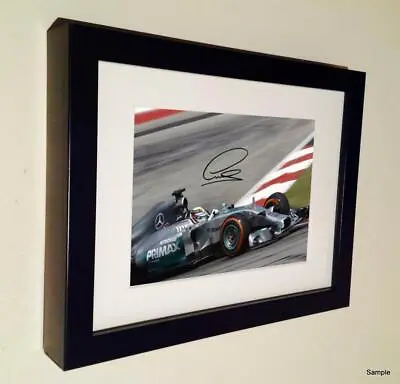 Lewis Hamilton Signed F1 Champ 2014 Photo Photograph Picture Print Autograph 3 • £30