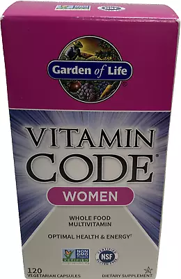 Garden Of Life Vitamin Code Women 120 Ct Exp2025+ #3663 • $24