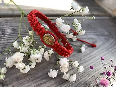 Virgen De Guadalupe Red Bracelet • $8.80