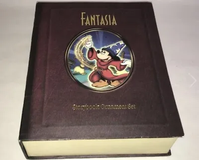 Disney Storybook Ornament Set Fantasia Christmas Mickey Mouse • $69.99